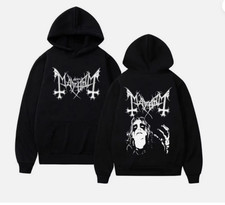 Mayhem Black Metal Hoodie Men Women Vintage Rock Band Oversized S-5XL