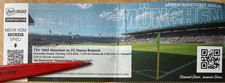 Eintrittskarte Ticket TSV 1860 München - FC Hansa Rostock - 2202.2026