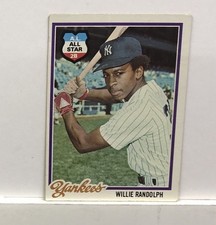 1978 Topps #620 Willie Randolph  New York Yankees Ex