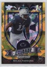 2021 Panini Prizm Draft Picks Crusade Gold Ice Prizm Micah Parsons #175 19zq