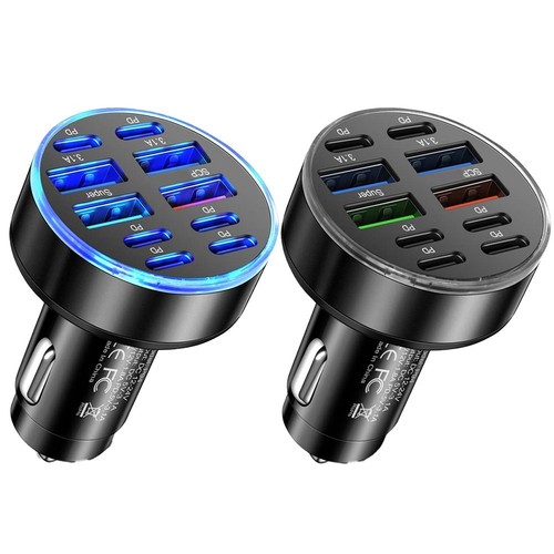 Powerful Multi Device Car Charger Adapter with Fast Charging Capability - Photo 9/12