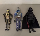 Lego Technic Star Wars 8010 Darth Vader 8009 Boba Fett C-3PO 2002 3 Figures Lot