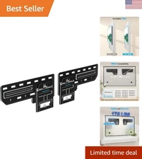 Ultra Slim TV Wall Mount for 42-100" TVs – 0.31" Low Profile, 176 lbs Support