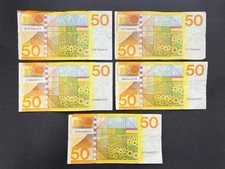 Netherlands 50 Gulden Vintage Banknote Set (5) LOT: 0706-015