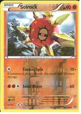64/146 Solrock Uncommon Reverse Holo Card: Pokemon Trading Card Game XY-01