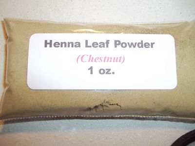 1 oz. Henna Leaf Powder (Chestnut)