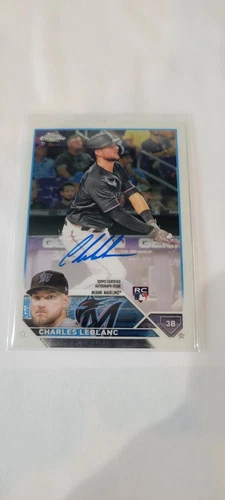 2023 Topps Chrome Update Baseball Charles Leblanc Rookie Auto RC #RA-CL