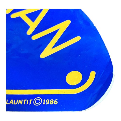 Californian Since 73 Flauntit 1986 California Blue Gold Vintage Sticker Decal - Bild 4 von 5