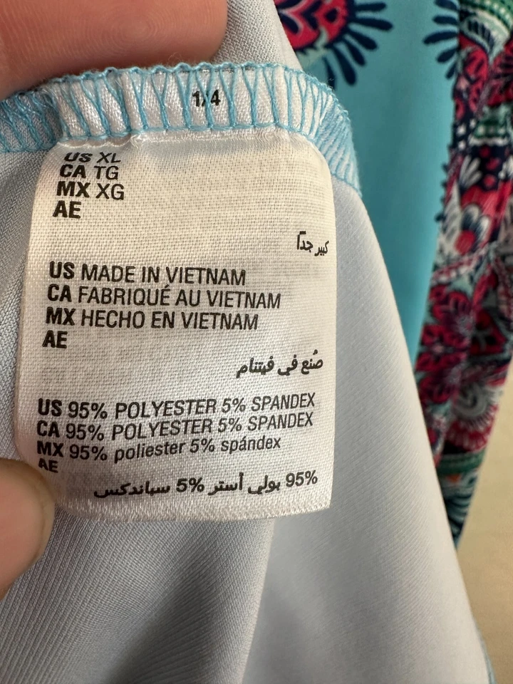 Camiseta de mujer JM Collectiton manga larga talla XL Boho Western Hippie años 70 90 viaje Foto 4 de 4