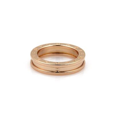 Bvlgari Bulgari B Zero-1 18k Rotgold einzelner 5mm Bandring Größe 50-US 5,5