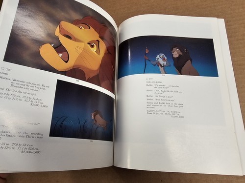 The Art of The Lion King Sotheby's New York February 11, 1995 & Auction - Picture 12 of 12