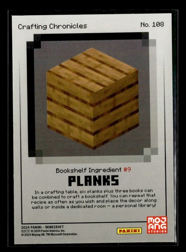 2024 Panini Minecraft - White Base Cards #1-#221 - Updated 7/2 - Picture 217 of 443