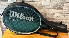 Wilson Pro Staff 6.0 110 Dual Taper Beam PWS Tennis Racquet 4 1/4 Cover - Read