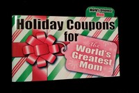 Holiday Mom 12 Coupon Book Stuffing Stuffer Hug Laundry Clean Breakfast Holiday Mom 12 Coupon Book Stuffing Stuffer Hug Laundry Clean Breakfast