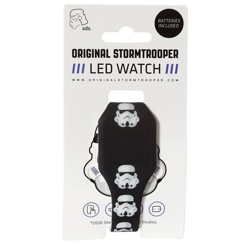 OFFICIAL ORIGINAL STORMTROOPER SILICONE DIGITAL WRIST WATCH BNWT * - Picture 3 of 5
