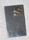 Giant Silver Desk Clip Spring Loaded for Organizing Papers S Monogram