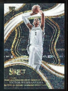 2023-24 Select White Sparkle Prizm Courtside Victor Wembanyama RC Rookie SSP