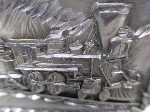 Vintage Railroad Belt Buckle By Siskiyou Buckle Co 1984 Never Worn - Picture 8 of 12