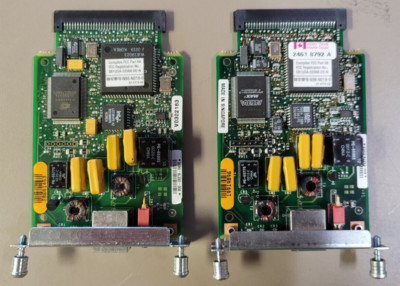 Lot of 2 Cisco WIC - 1DSU - T1 v2 CSU/DSU WAN Interface Card