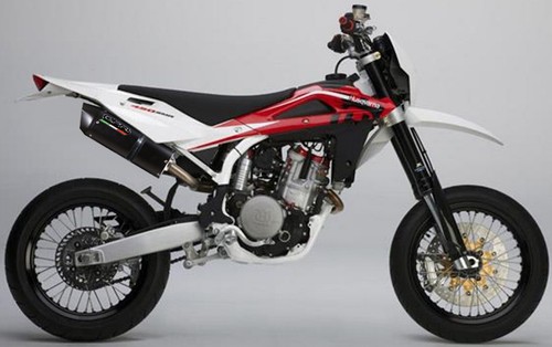 exhaust aluminium black gpr for husqvarna sm - te 510 r 2004 04 2005 05 2006 06 - Picture 2 of 3