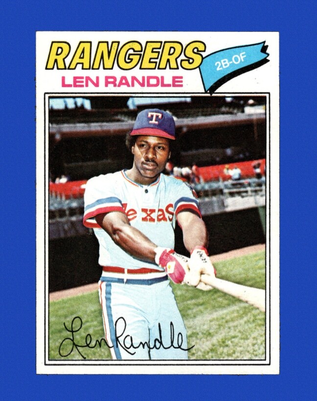 1977 Topps Set-Break #196 Len Randle NM-MT OR BETTER *GMCARDS*