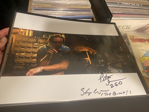 Peter Greene STEPHEN HIBBERT SIGNED Pulp FICTION THE GIMP 11x14 Hollywood Show - Picture 1 of 6