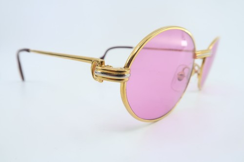 Vintage Cartier PARIS sunglasses gold plated made in France 51-20 135 SL#1609314