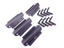 NEW 6pc MUSCLE RACK CORNER BRACKET EXTENSION PIECES AND CORNER TOPPERS