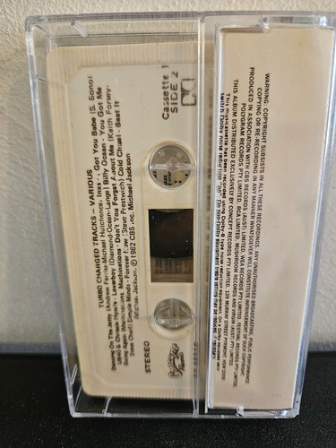 TURBO CHARGED TRACKS Various Artists 1986 CASSETTE TAPE DAVID LEE ROTH ROCK - Picture 3 of 4