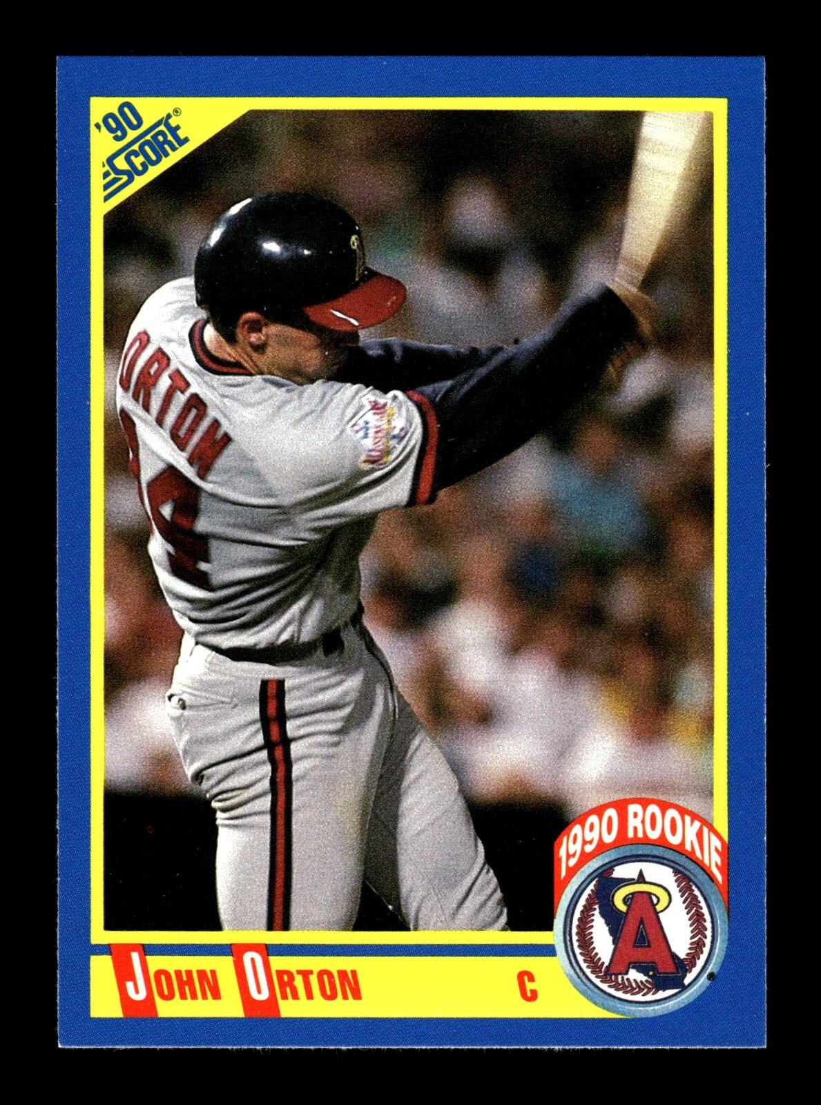 JOHN ORTON ⚾ 1990 Score Baseball RC Rookie Card California Angels #582