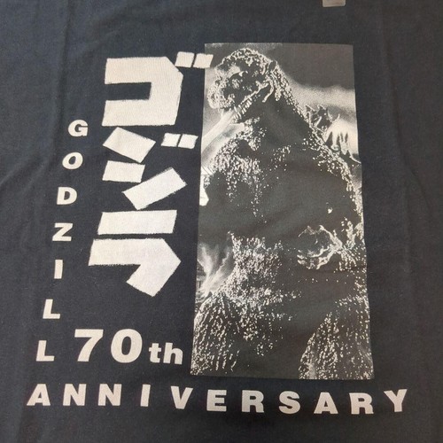 XL(JPN) size UNIQLO Godzilla UT 70th Anniversary T-shirt Black from Japan - Picture 2 of 3