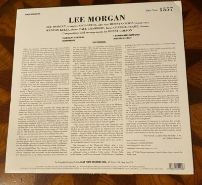 LEE MORGAN - Volume 3 ~BLUE NOTE 1557 {nm reissue} w/Kelly, Gryce