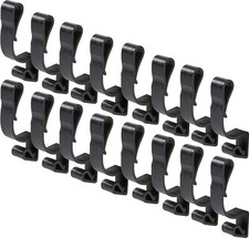 Black Christmas Outdoor Gutter Hooks Heavy Duty String Lights Hanging Hook Clips