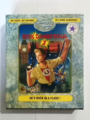 Commodore 64 Rick Dangerous 2 Spiel von Micro Style - komplett getestet funktioniert