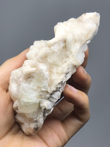 6,8 Unzen Zeolith Cluster grüner Apophyllit und pfirsichfarbener Stilbit N6 - Bild 2 von 12