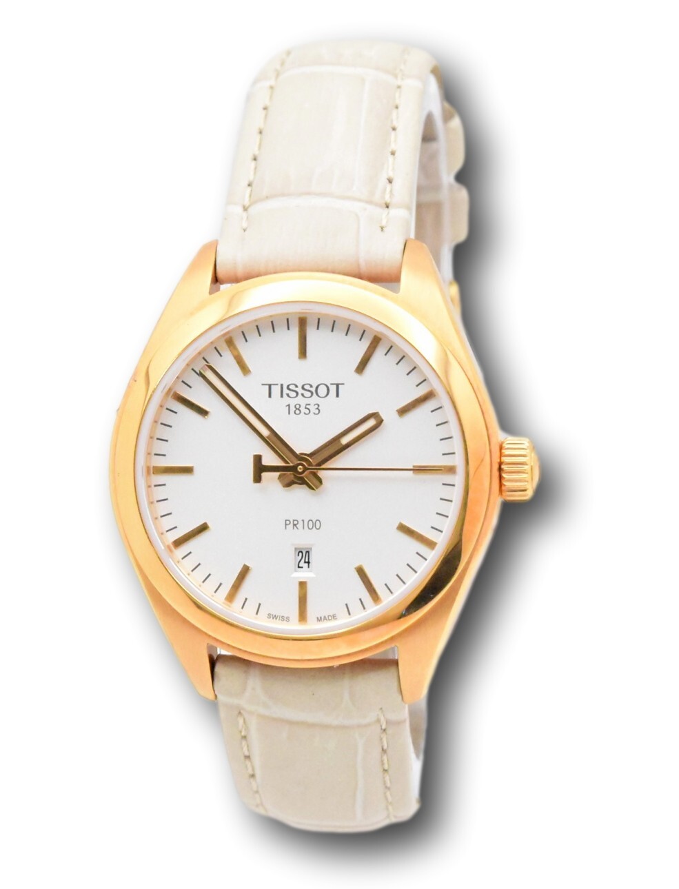 Tissot PR 100 Women's 33mm Rose Gold Swiss Quartz Watch T1012103603100