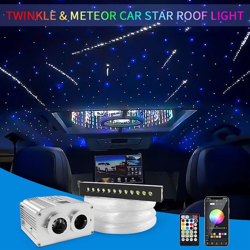Car Home Headliner Twinkle Meteor Star Light Kit Roof Ceiling Fiber Optic Lights - Picture 2 of 28