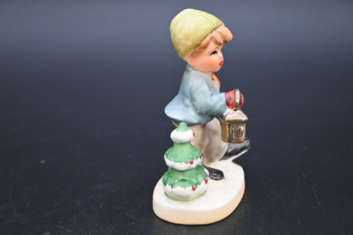 Vintage Napcoware Caroling Girl With Holly Gold Trim Snowman X-8366 Napco Japan - Picture 5 of 7