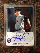 Alex Wimmers RC AUTOGRAPH 2011 BOWMAN DRAFT PROSPECT AUTO #AW