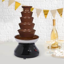 5 Tiers Commercial Stainless Steel Chocolate Fountain Chocolate Fondue Fountain