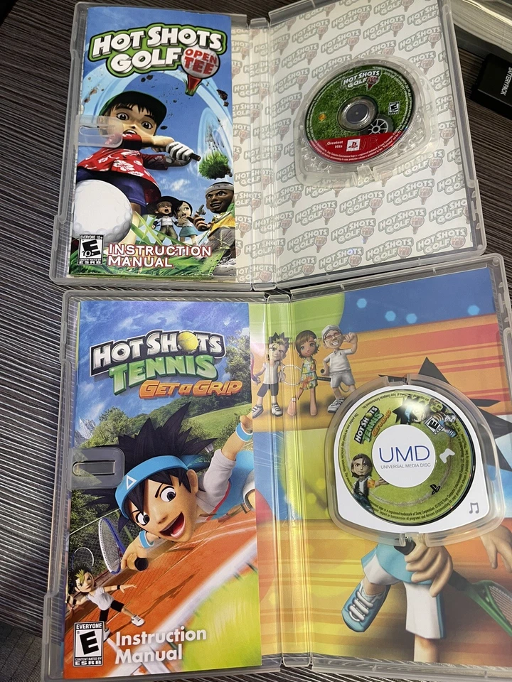 Duo Pack PSP HotShots - Tennis & Golf CIB - Excellent Condition - Image 3 of 4
