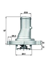 Engine Thermostat MAHLE Fits AUTOBIANCHI Y10 FIAT LANCIA ZASTAVA 84-12 7545958