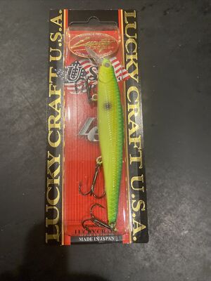 Lucky Craft Slender Pointer 97MR   4  3/8oz Slow Suspending 3-4ft Peacock