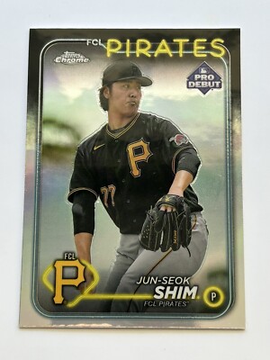 2024 Topps Pro Debut Chrome Jun-Seok Shim #PD-59 Pirates Prospect
