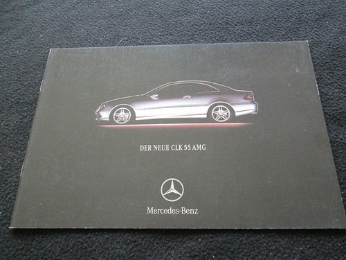 Mercedes Benz CLK55 AMG C209 Bj 2003 deutscher Prospekt CLK 55 AMG - nur Intro Katalog - Bild 1 von 6