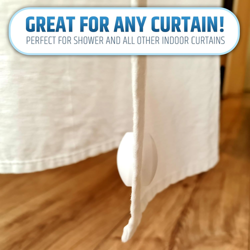 Powerful Anti-Billowing Magnetic Shower Curtain Weights for Splash-Free Bath Exp - Picture 7 of 9