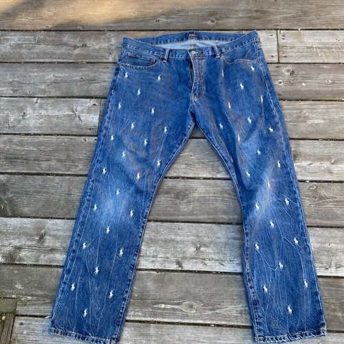 POLO RALPH LAUREN SULLIVAN SLIM BORDADO PONY JEANS PARA HOMBRE TALLA 36 - Imagen 6 de 7