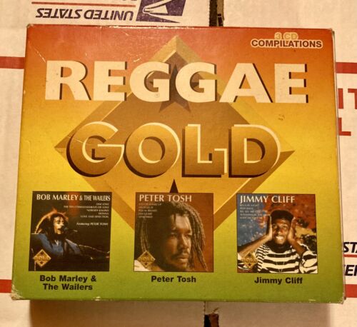 REGGAE GOLD BOB MARLEY & THE WAILERS PETER TOSH JIMMY CLIFF 3 CD COMP IMPORT 94