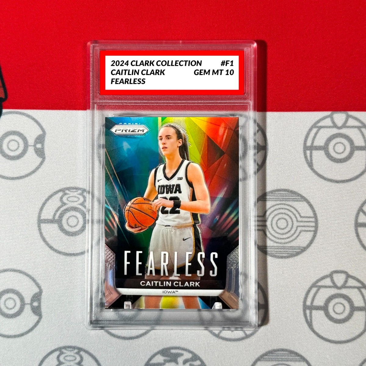 Graded 10 Caitlin Clark RC Rookie 2024 Panini Collection Prizm