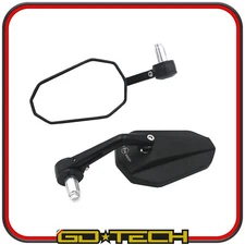 SPECCHIETTI BAR END OMOLOGATI REGOLABILI MOTO CAFE RACER MANUBRIO RETROVISORI
